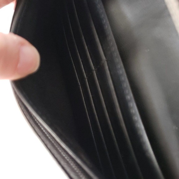 MARC JACOBS Logo Empire City Mink Wallet On Strap Holder 7x4" Small Bag Gray - Picture 6 of 10